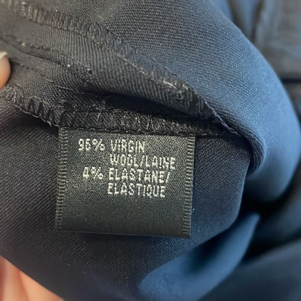Lafayette 148 New York Italian stretch wool Menswear trouser pants 6 - Picture 9 of 10